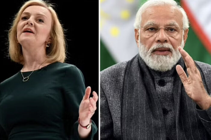 PM Liz Truss and PM Narendra Modi discuss bilateral ties between the UK and India