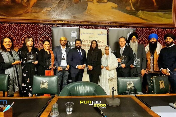 Sikhs return to the parliament to mark 553rd Guru Nanak Dev Ji Gurpurb event