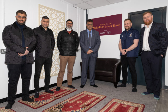 Regal Foods open multi-faith prayer room in partnership with Bradford City AFC