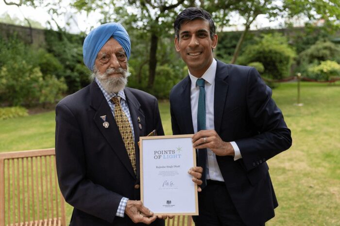 British Sikh Second World War soldier honoured with Points of Light award