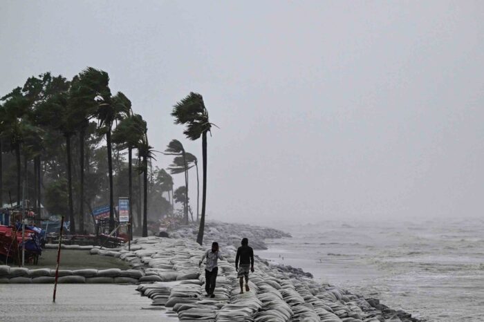 Thousands left devastated following a cyclone striking Bangladesh and India