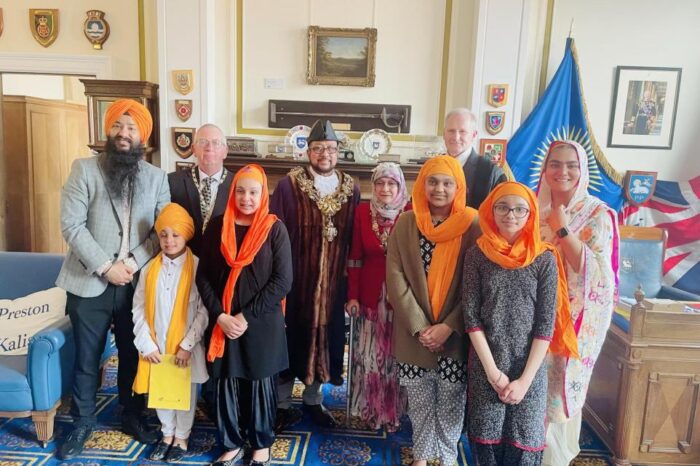 Volunteers make history after Sikh prayers said in council chamber