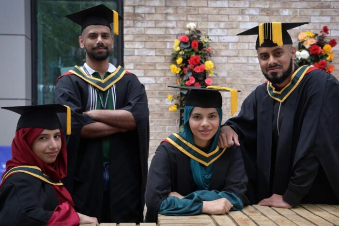 Four siblings celebrate graduating together with first-class degrees