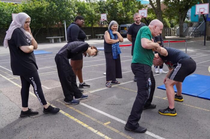 Muslim women in London learn self-defence