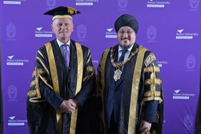 Aston University installs new chancellor