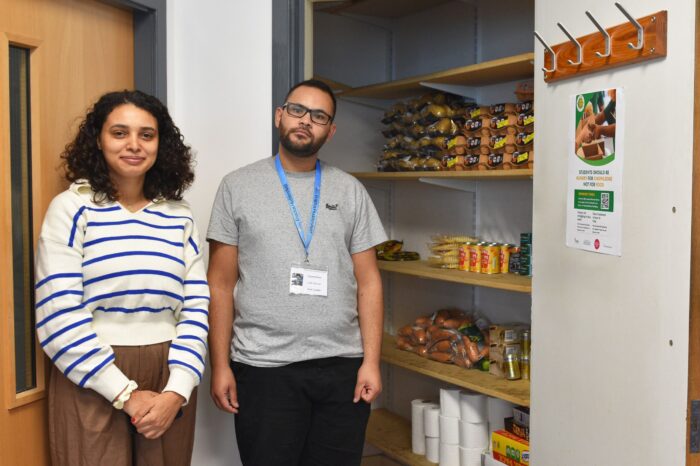 A food bank run for students by students has opened at the University of Huddersfield