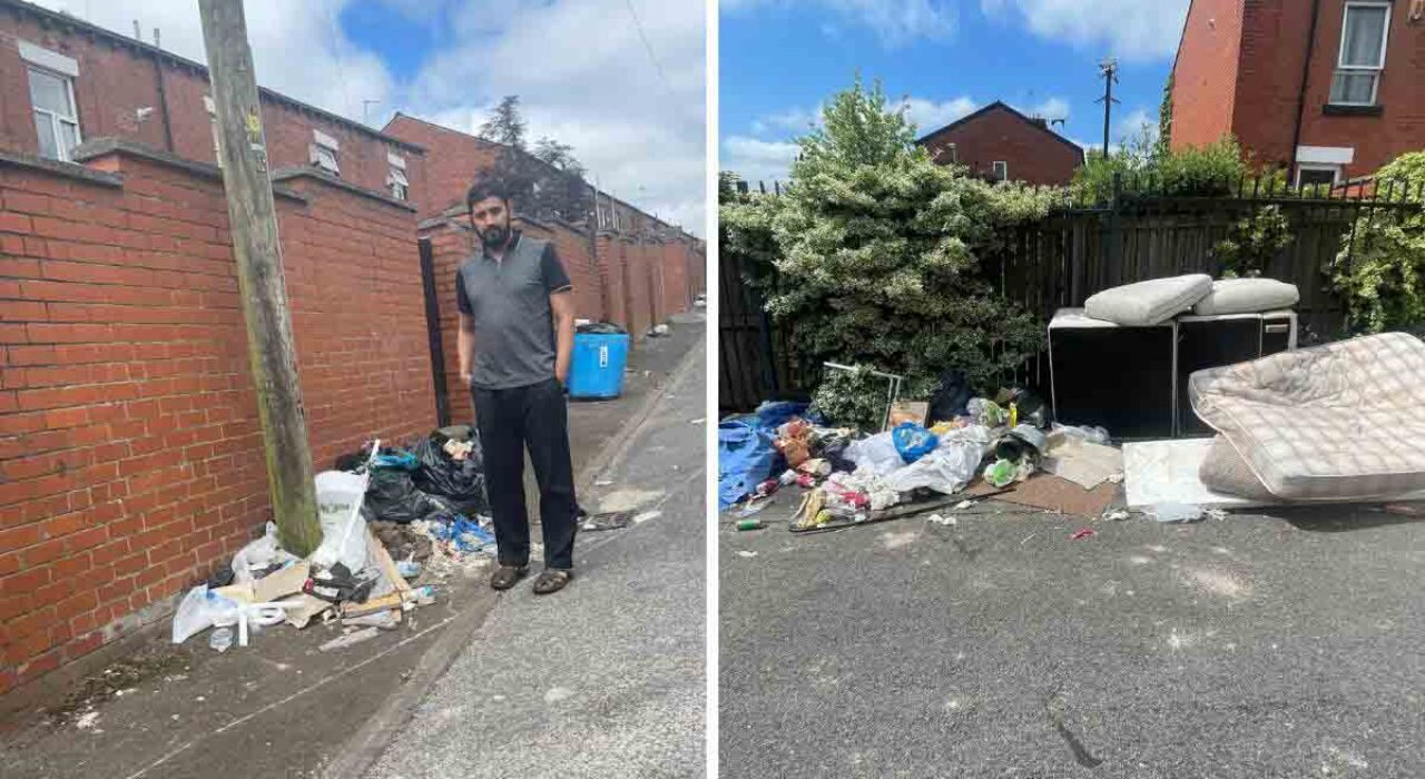 1 A Bolton man “disgusted” after rubbish illegally dumped near his house