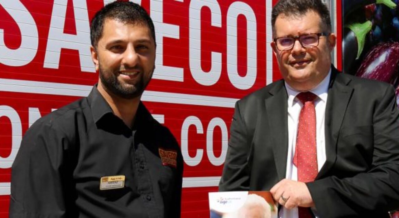 1 A Bradford grocery retailer SaveCo partners with local charity Age UK Bradford District