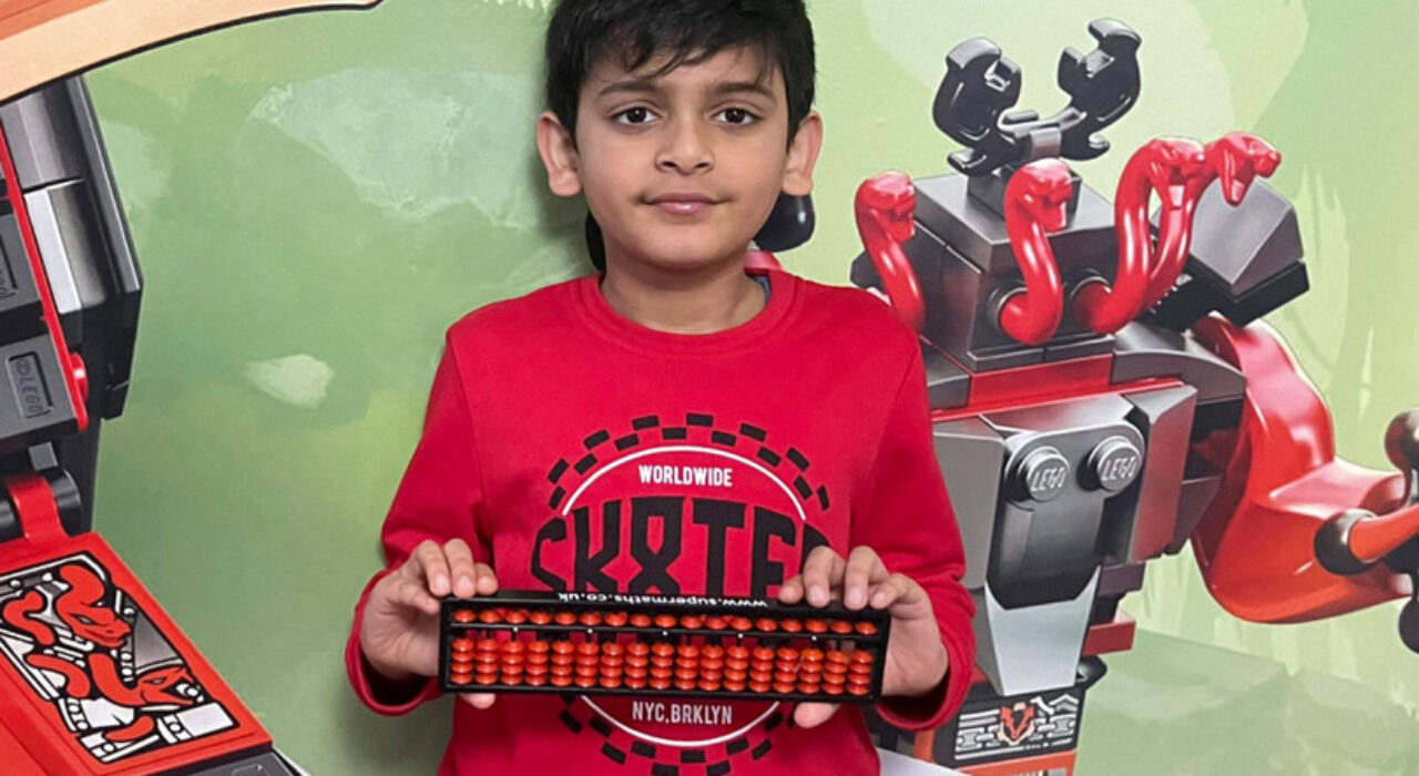 1 A Eight-year-old Glasgow kid becomes the youngest to complete national level mental maths programme
