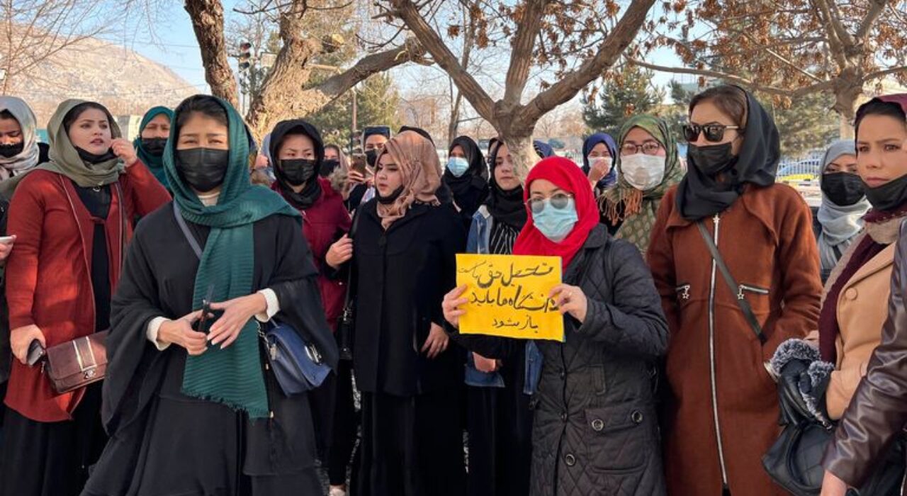 1 A The UK condemns the Taliban’s latest decision to prevent women from attending universities