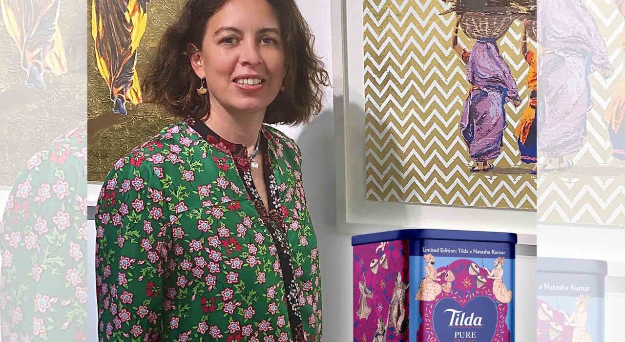 1 A Tilda unveils limited edition tin in collaboration with artist Natasha Kumar
