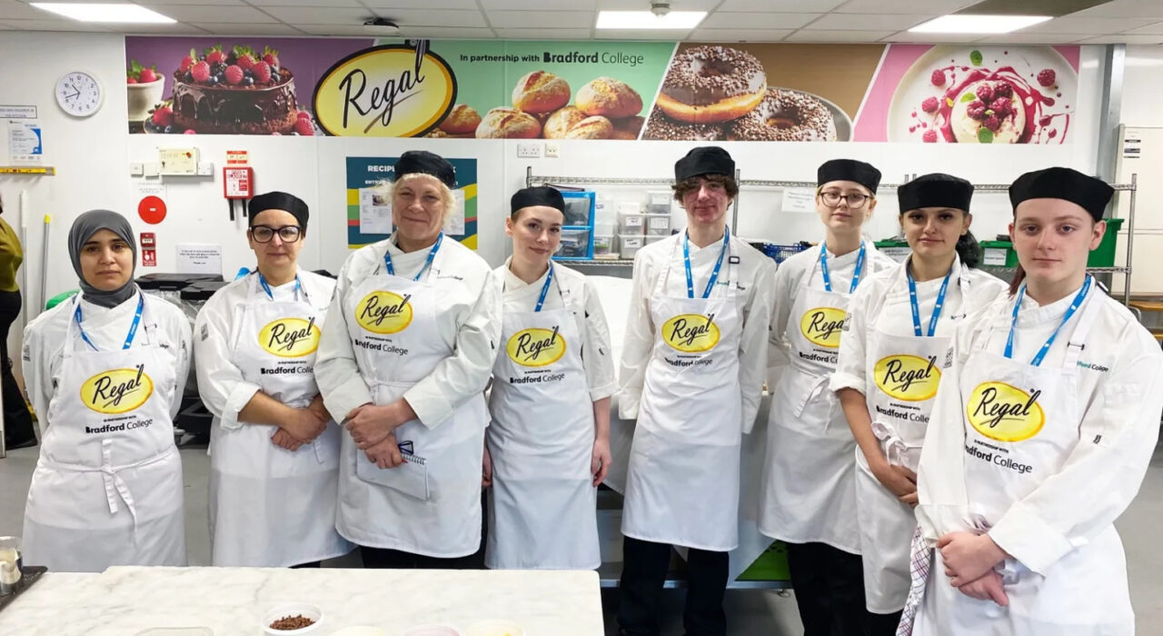 1A. Students-of-Bradford-College-Wearing-Regal-Aprons