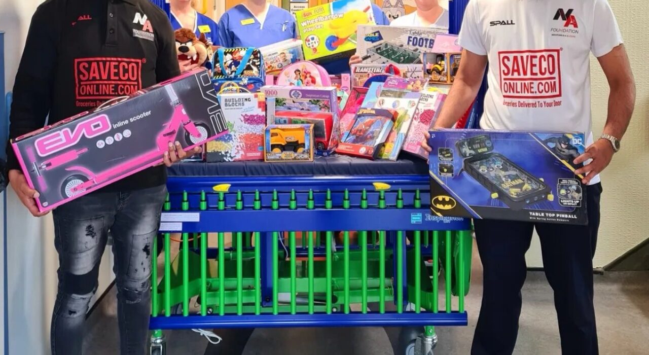 1A. Yasir Ali (Friend of Airedale Hospital), Ward Staff and including Nazim Ali – Creating Smiles Gifts initiative co-ordinator