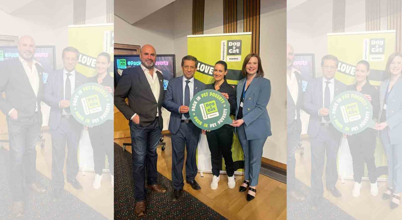2 A Edinburgh Dog & Cat Home Pet Poverty Parliamentary drop-in with TV presenter Kirsty Gallacher