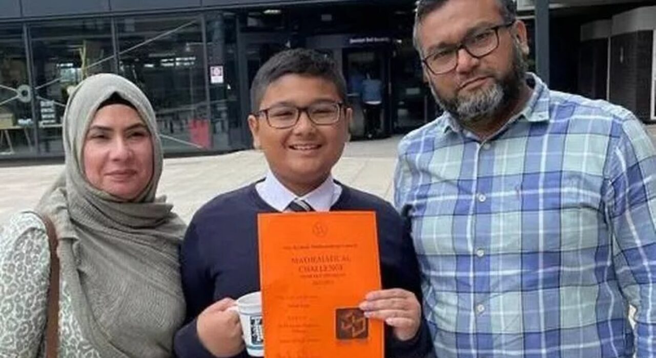 2 A Genius Glasgow schoolboy secures two gold medals and makes his parents proud