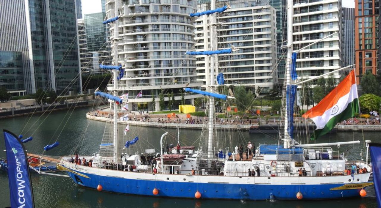 2 A Naval ship INS Tarangini marks 75 years of Indian independence in London