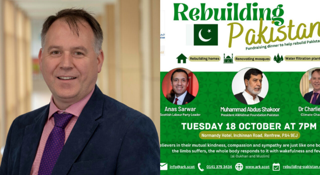 2 A SCEBE lecturer gives powerful climate talk at ‘Rebuilding Pakistan’ fundraiser