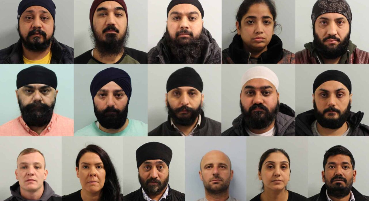 2 A West London-based organised crime group involved in international money laundering and people smuggling jailed