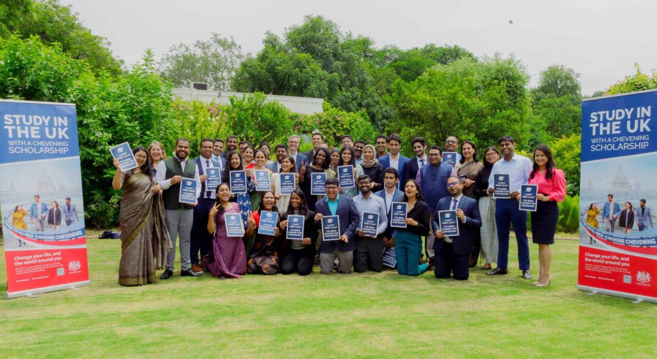 3 A British High Commission New Delhi organises reception for Chevening scholars