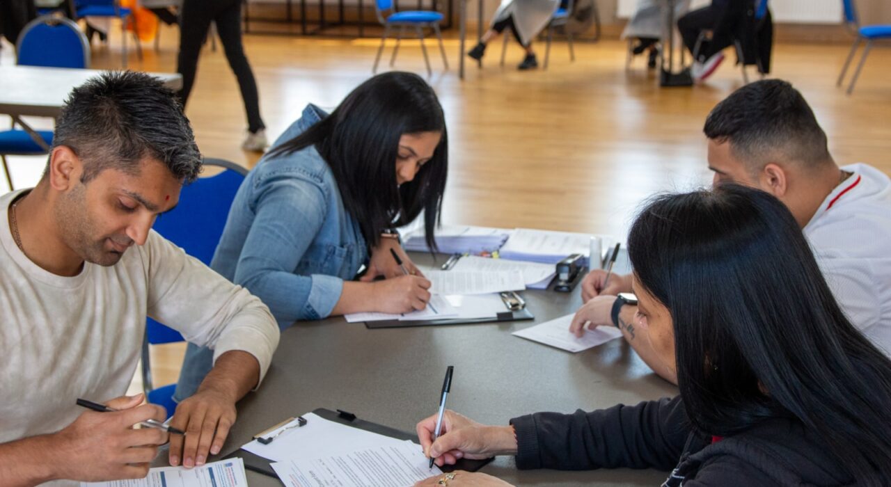 3 A First ever health camp held at Shree Swaminarayan Mandir Bolton on World Health Day-min